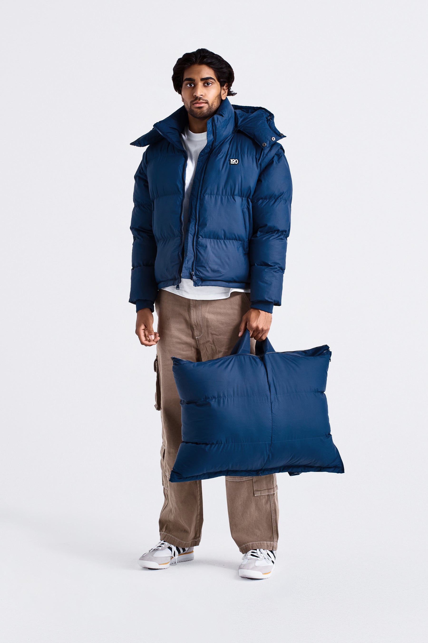 The Backpack Puffer™ - Blue Navy