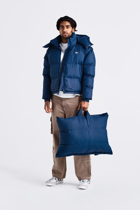 The Backpack Puffer™ - Blue Navy