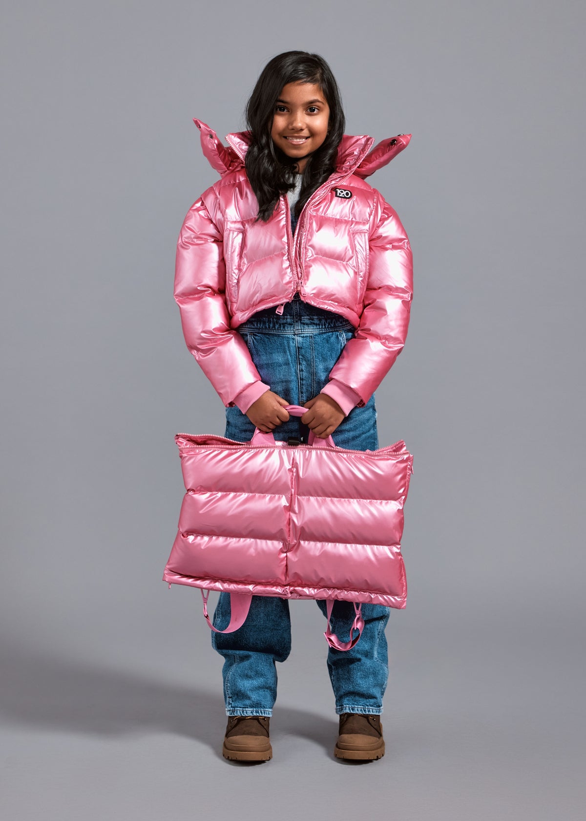 The Kids Backpack Puffer™ - Super Pink