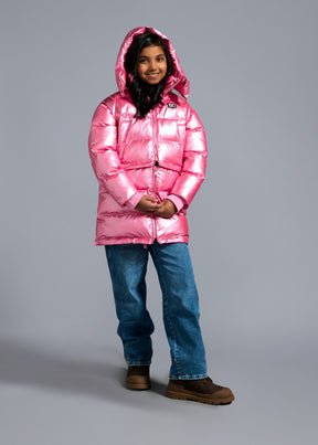 The Kids Backpack Puffer™ - Super Pink