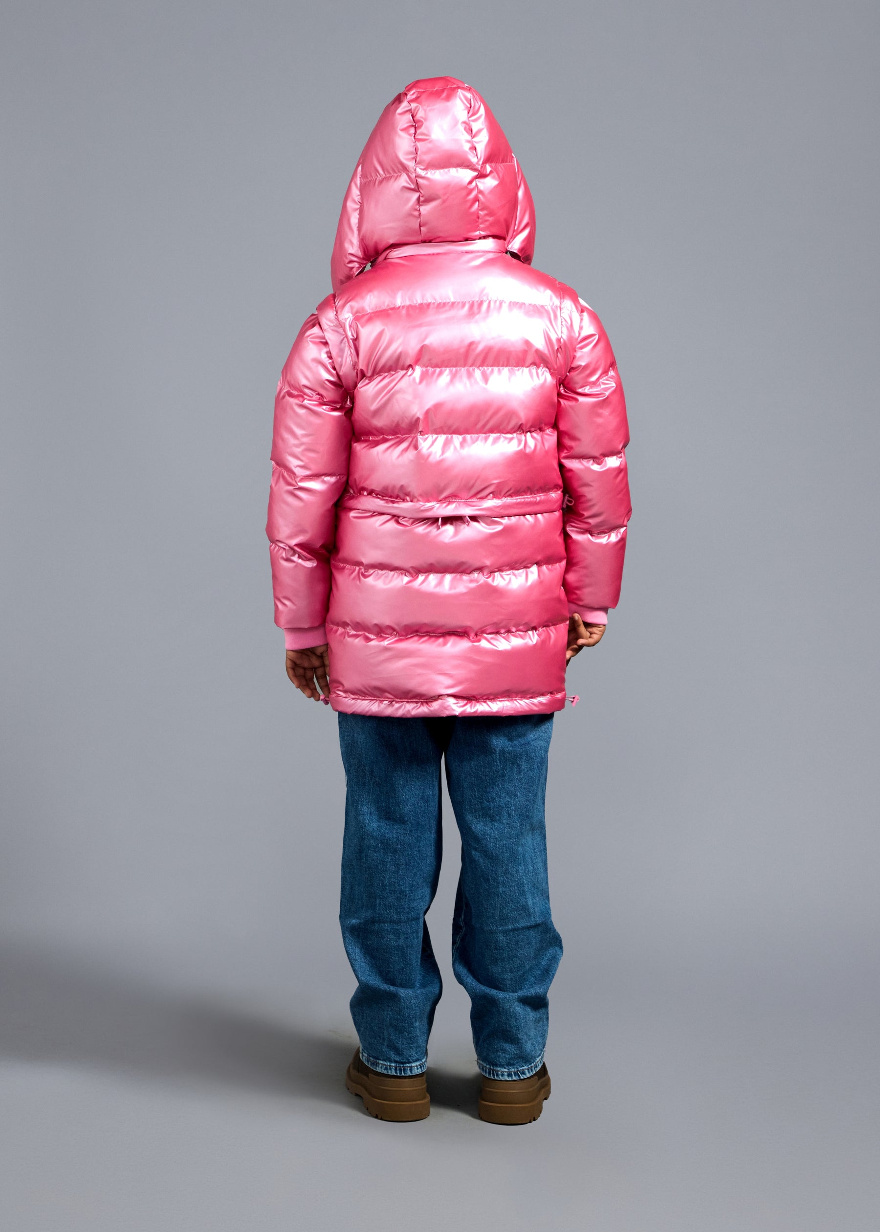 The Kids Backpack Puffer™ - Super Pink